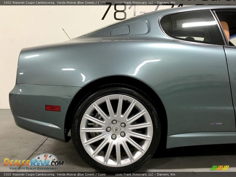 2002 Maserati Coupe Cambiocorsa Verde Mistral (Blue Green) / Cuoio Photo #35