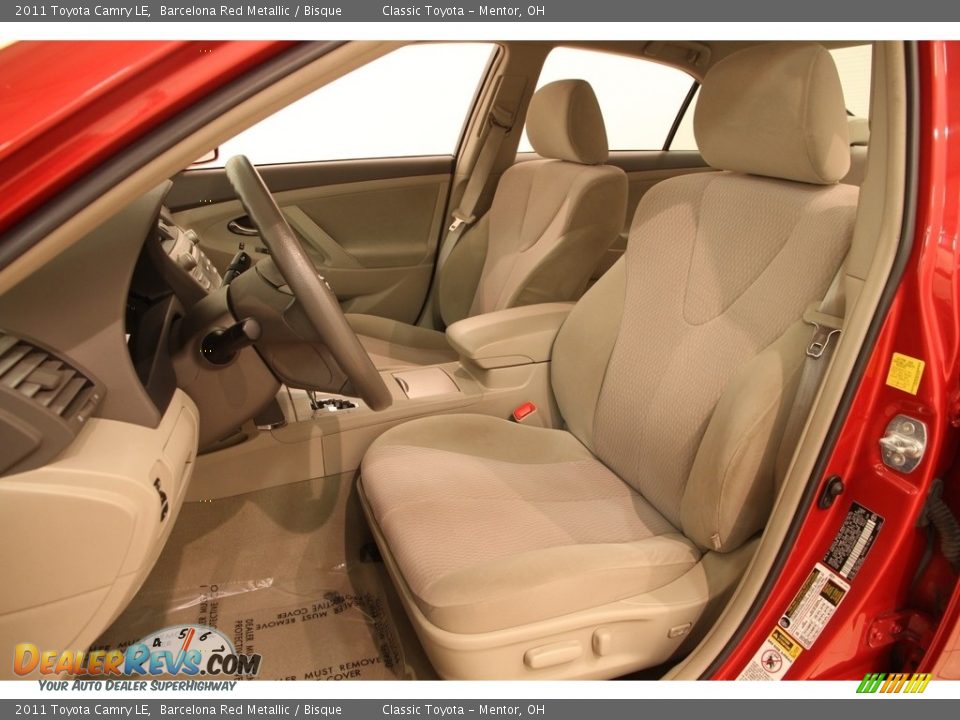 2011 Toyota Camry LE Barcelona Red Metallic / Bisque Photo #6