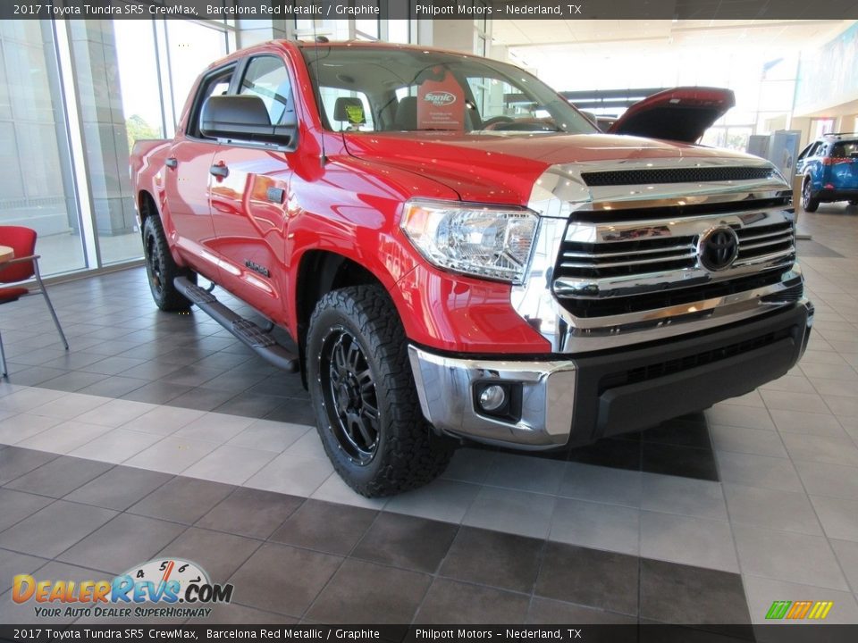 2017 Toyota Tundra SR5 CrewMax Barcelona Red Metallic / Graphite Photo #1