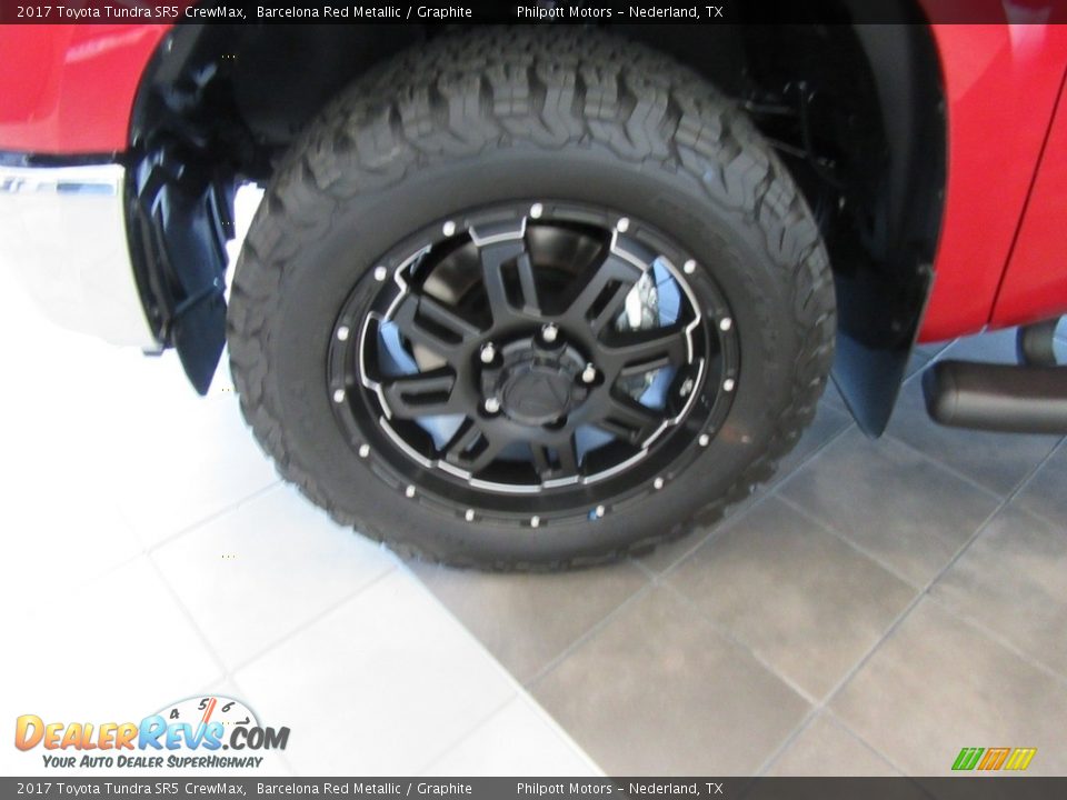 2017 Toyota Tundra SR5 CrewMax Barcelona Red Metallic / Graphite Photo #10