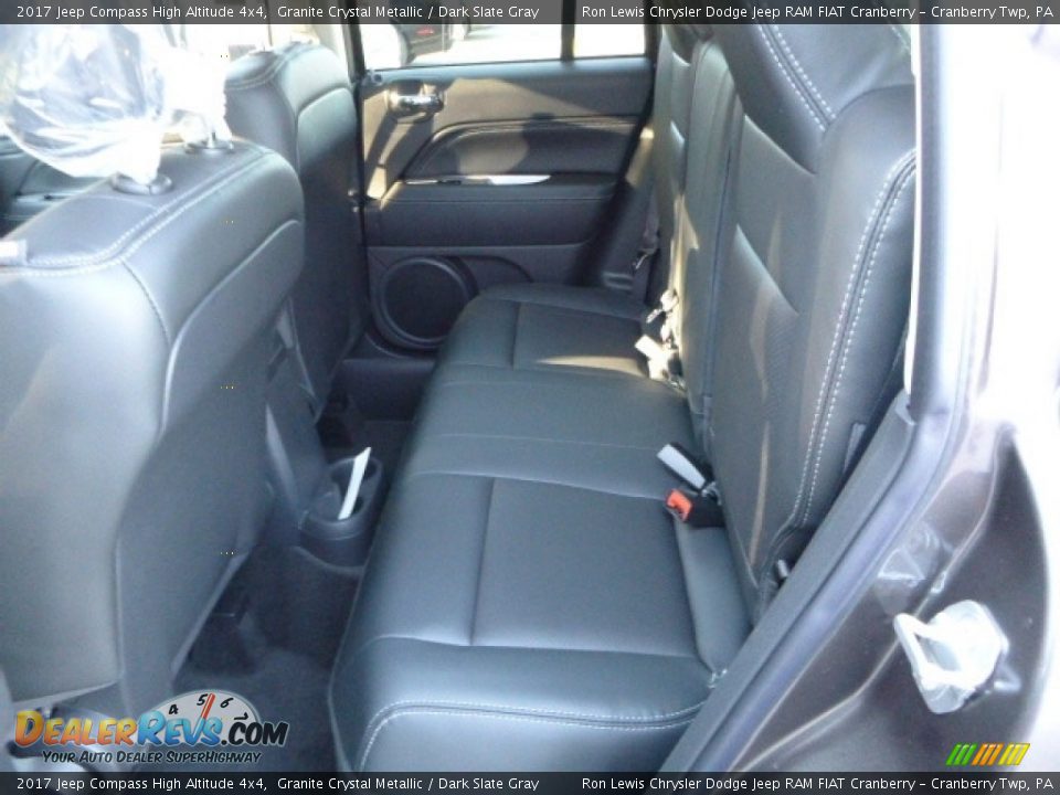 Rear Seat of 2017 Jeep Compass High Altitude 4x4 Photo #4