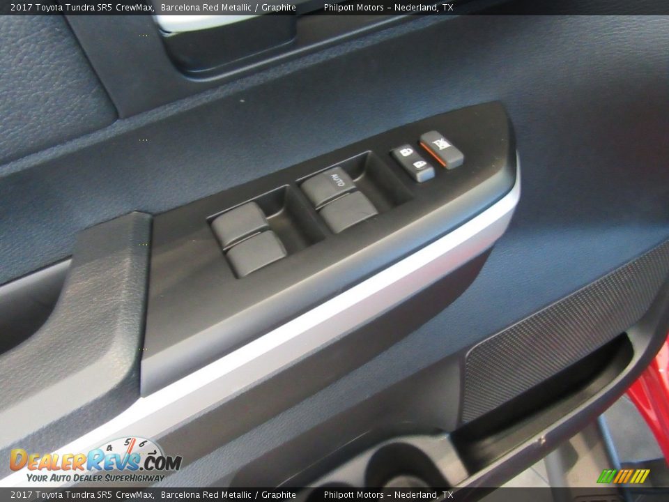 2017 Toyota Tundra SR5 CrewMax Barcelona Red Metallic / Graphite Photo #21