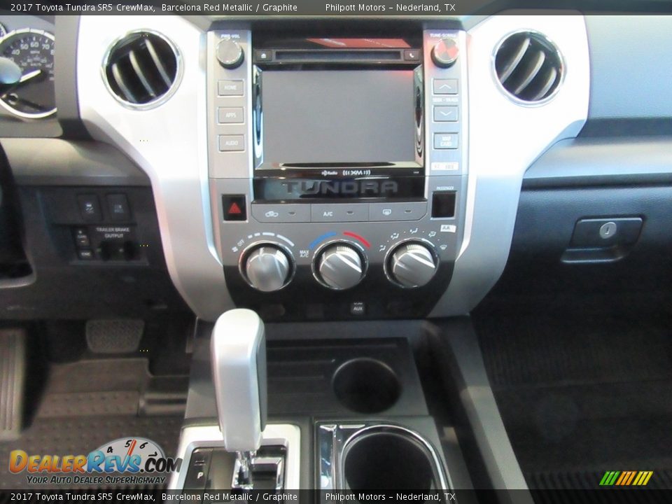 2017 Toyota Tundra SR5 CrewMax Barcelona Red Metallic / Graphite Photo #25