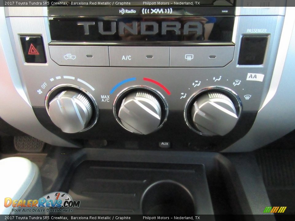 2017 Toyota Tundra SR5 CrewMax Barcelona Red Metallic / Graphite Photo #27