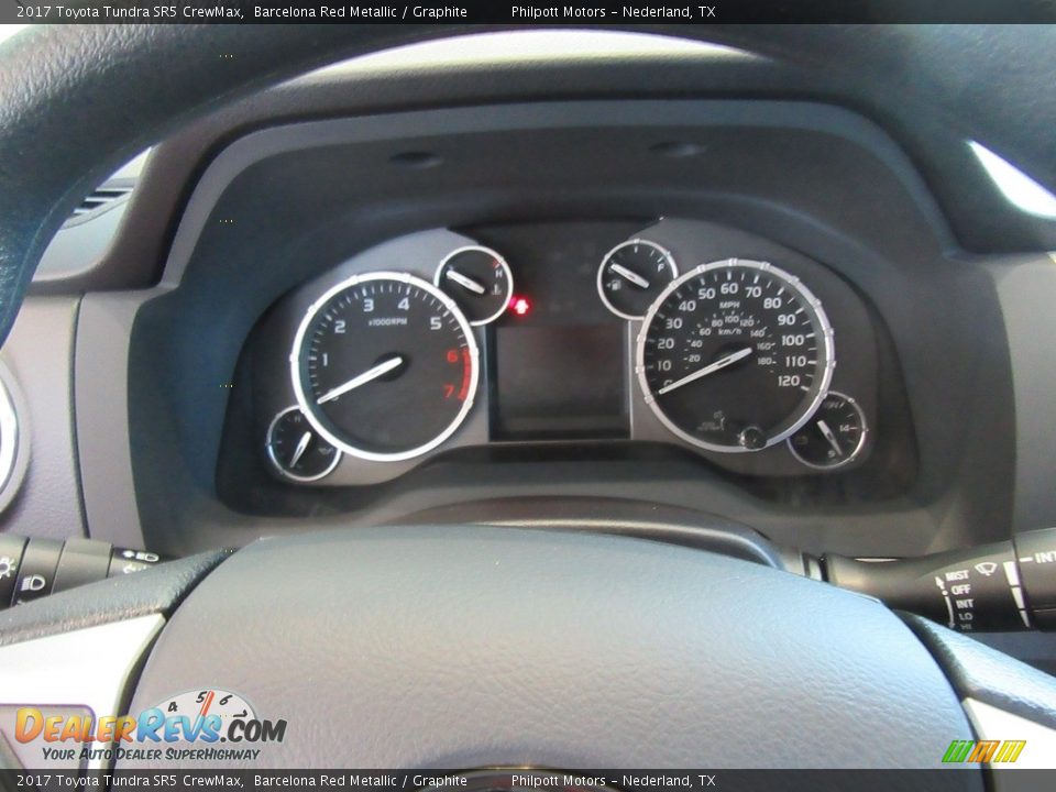 2017 Toyota Tundra SR5 CrewMax Barcelona Red Metallic / Graphite Photo #31