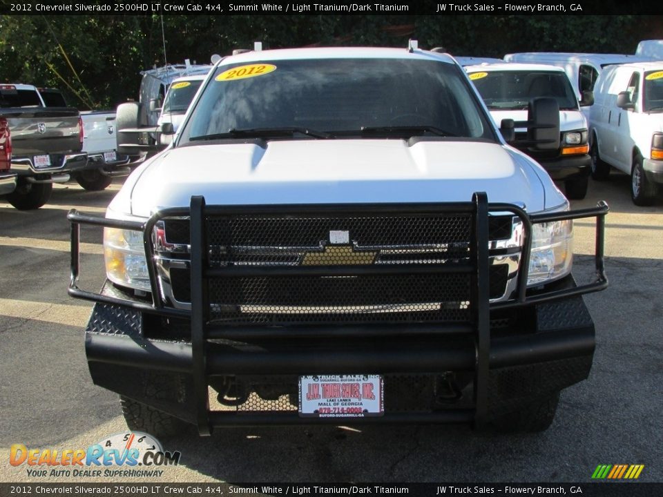 2012 Chevrolet Silverado 2500HD LT Crew Cab 4x4 Summit White / Light Titanium/Dark Titanium Photo #2
