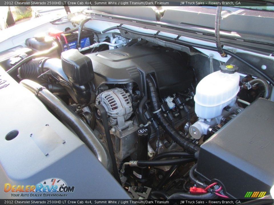 2012 Chevrolet Silverado 2500HD LT Crew Cab 4x4 Summit White / Light Titanium/Dark Titanium Photo #12