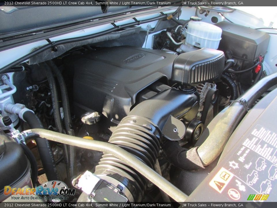 2012 Chevrolet Silverado 2500HD LT Crew Cab 4x4 Summit White / Light Titanium/Dark Titanium Photo #14