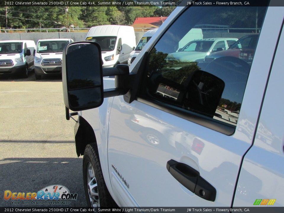 2012 Chevrolet Silverado 2500HD LT Crew Cab 4x4 Summit White / Light Titanium/Dark Titanium Photo #15