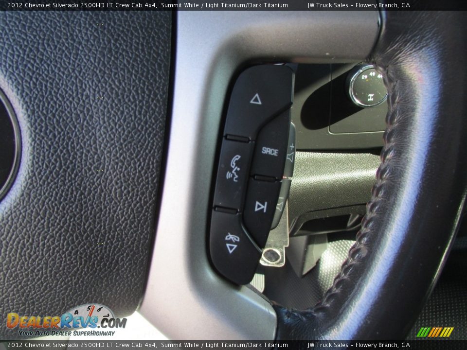 2012 Chevrolet Silverado 2500HD LT Crew Cab 4x4 Summit White / Light Titanium/Dark Titanium Photo #21