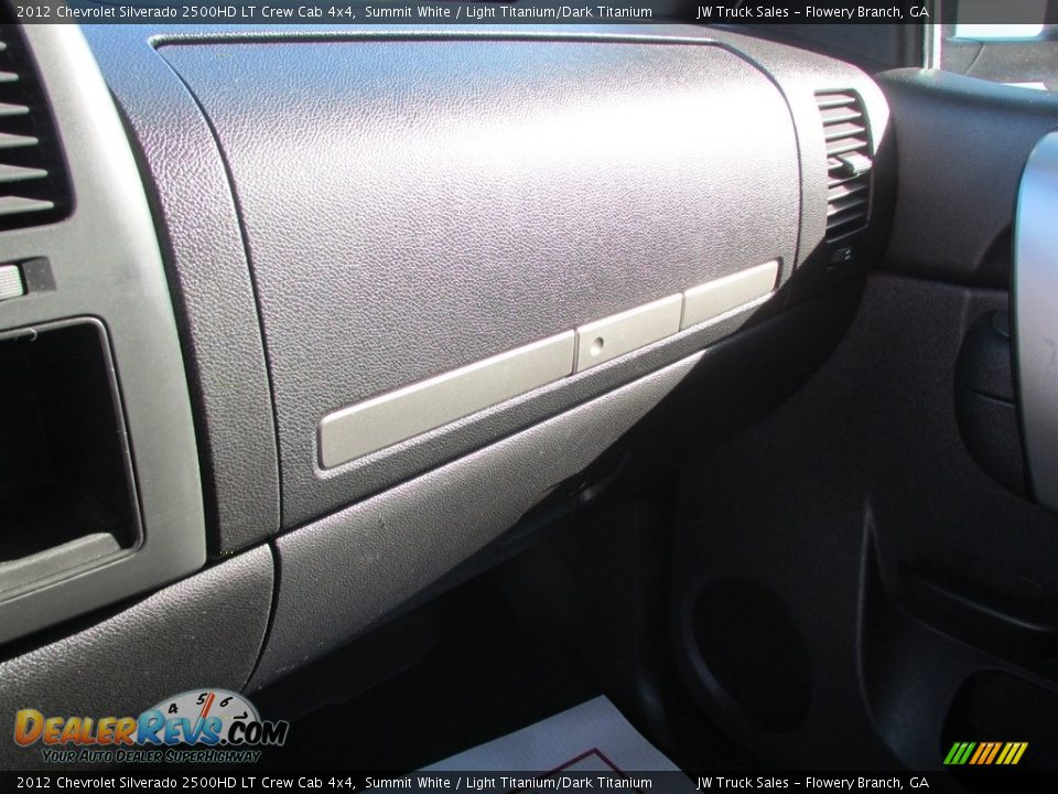 2012 Chevrolet Silverado 2500HD LT Crew Cab 4x4 Summit White / Light Titanium/Dark Titanium Photo #23