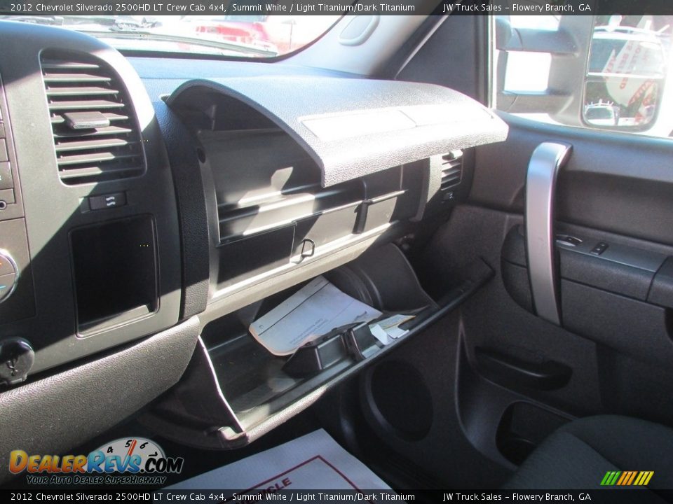 2012 Chevrolet Silverado 2500HD LT Crew Cab 4x4 Summit White / Light Titanium/Dark Titanium Photo #24