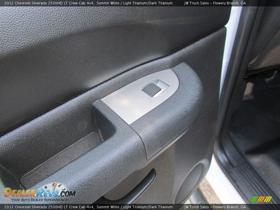 2012 Chevrolet Silverado 2500HD LT Crew Cab 4x4 Summit White / Light Titanium/Dark Titanium Photo #28