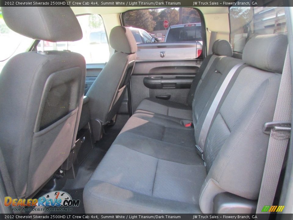2012 Chevrolet Silverado 2500HD LT Crew Cab 4x4 Summit White / Light Titanium/Dark Titanium Photo #29
