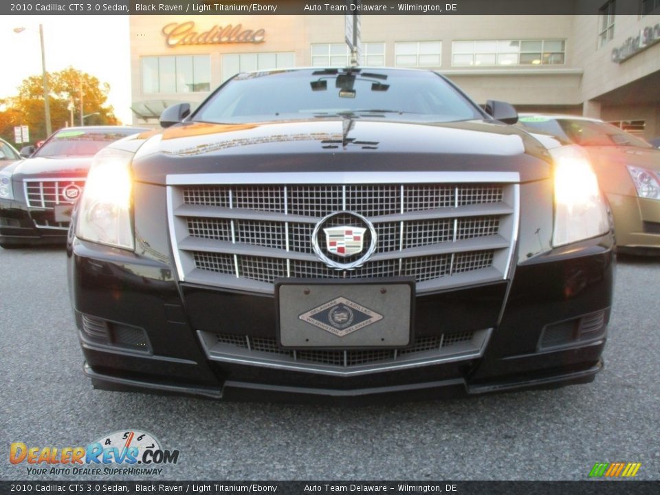 2010 Cadillac CTS 3.0 Sedan Black Raven / Light Titanium/Ebony Photo #10