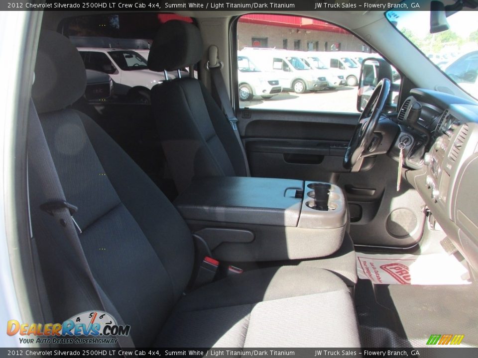2012 Chevrolet Silverado 2500HD LT Crew Cab 4x4 Summit White / Light Titanium/Dark Titanium Photo #33