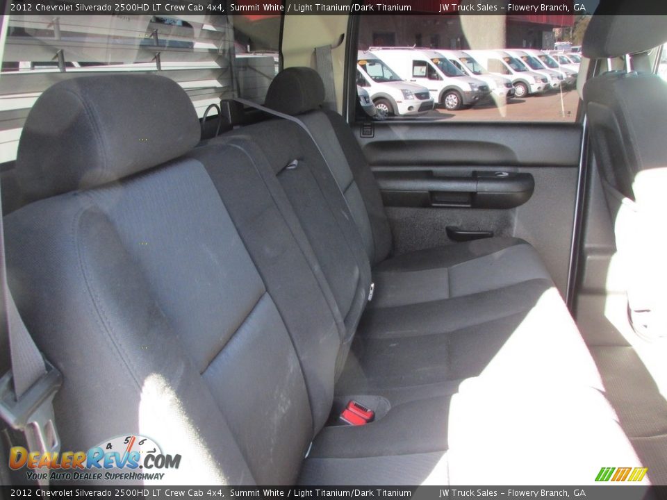 2012 Chevrolet Silverado 2500HD LT Crew Cab 4x4 Summit White / Light Titanium/Dark Titanium Photo #35