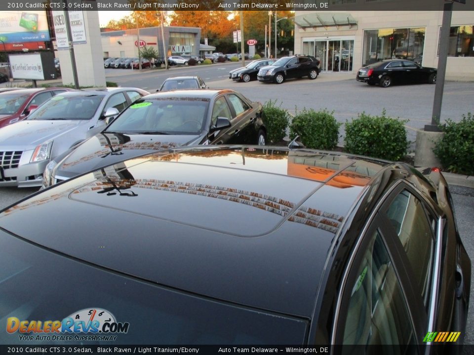2010 Cadillac CTS 3.0 Sedan Black Raven / Light Titanium/Ebony Photo #29