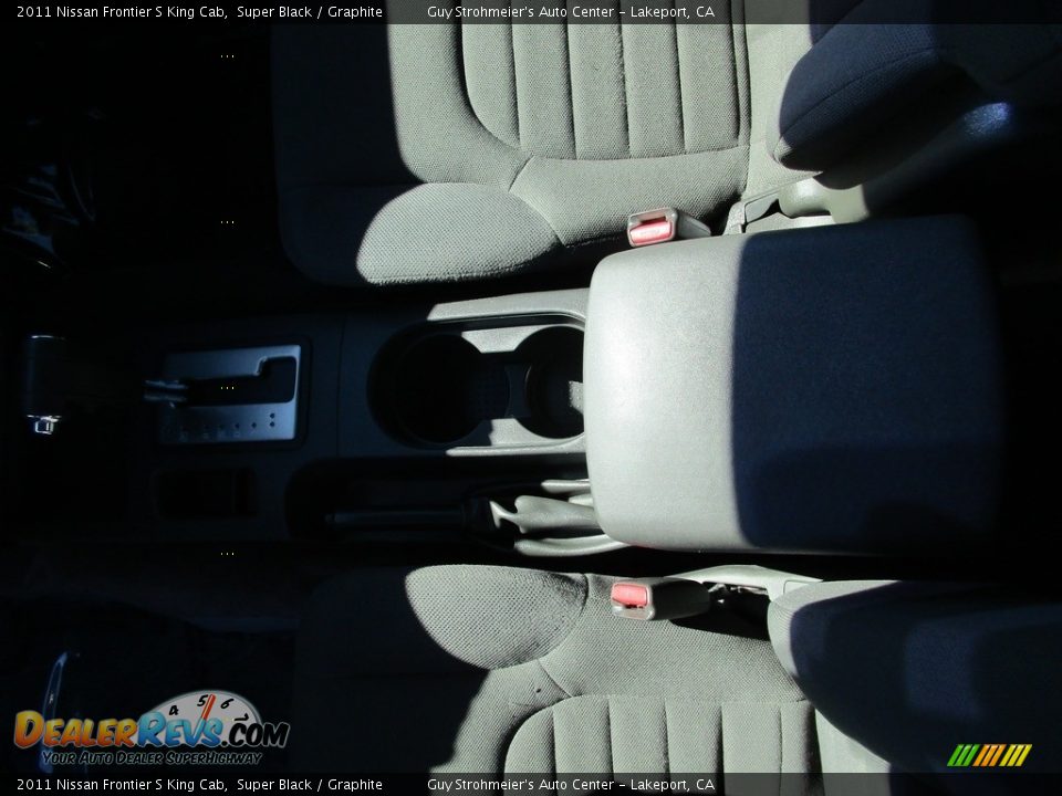 2011 Nissan Frontier S King Cab Super Black / Graphite Photo #18