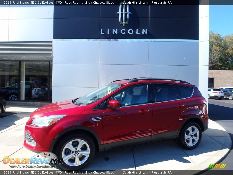 2013 Ford Escape SE 1.6L EcoBoost 4WD Ruby Red Metallic / Charcoal Black Photo #1
