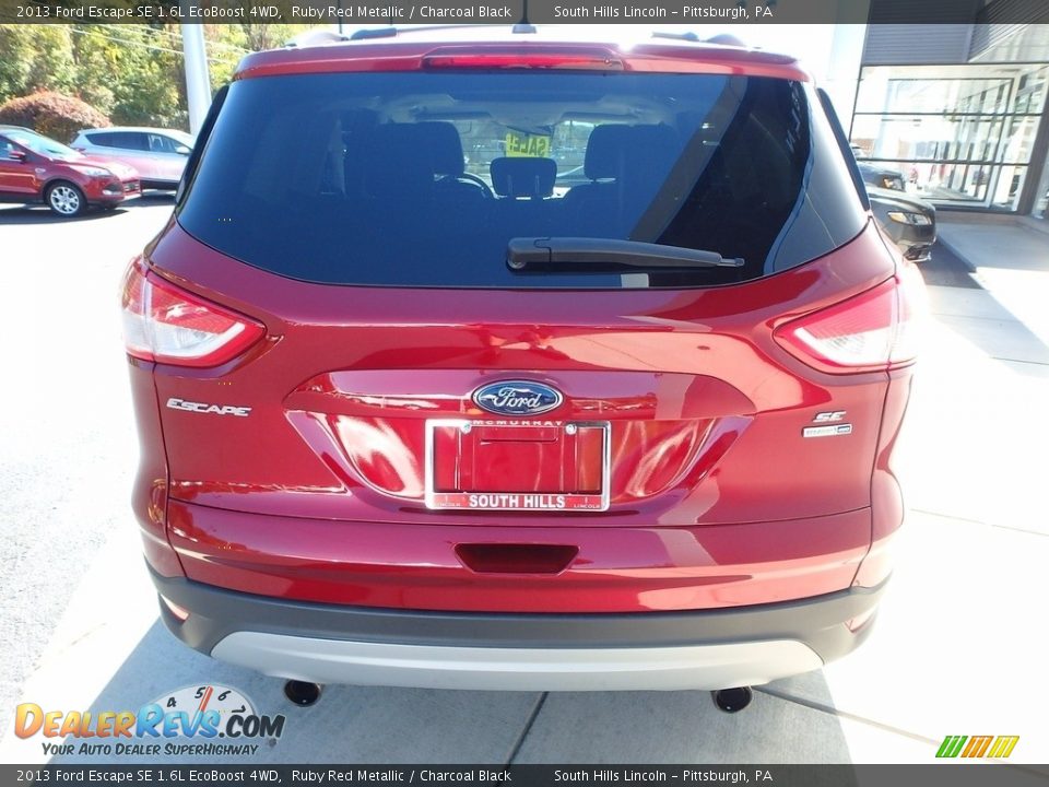 2013 Ford Escape SE 1.6L EcoBoost 4WD Ruby Red Metallic / Charcoal Black Photo #4