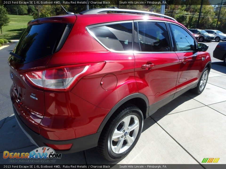 2013 Ford Escape SE 1.6L EcoBoost 4WD Ruby Red Metallic / Charcoal Black Photo #6
