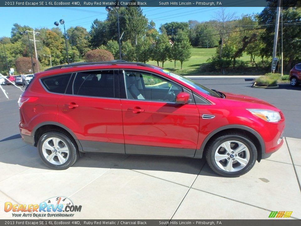 2013 Ford Escape SE 1.6L EcoBoost 4WD Ruby Red Metallic / Charcoal Black Photo #7