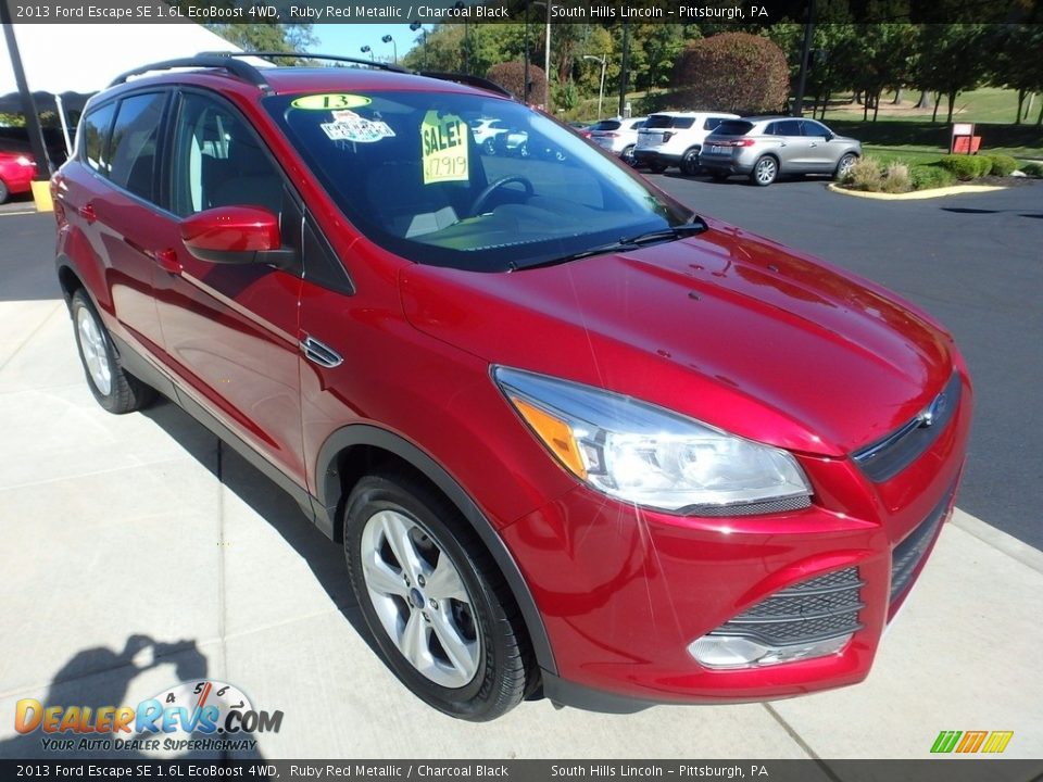 2013 Ford Escape SE 1.6L EcoBoost 4WD Ruby Red Metallic / Charcoal Black Photo #8