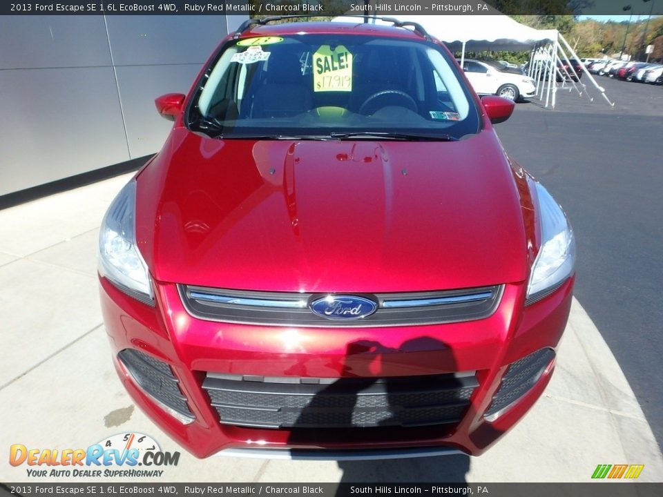 2013 Ford Escape SE 1.6L EcoBoost 4WD Ruby Red Metallic / Charcoal Black Photo #9