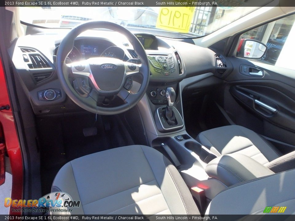 2013 Ford Escape SE 1.6L EcoBoost 4WD Ruby Red Metallic / Charcoal Black Photo #17