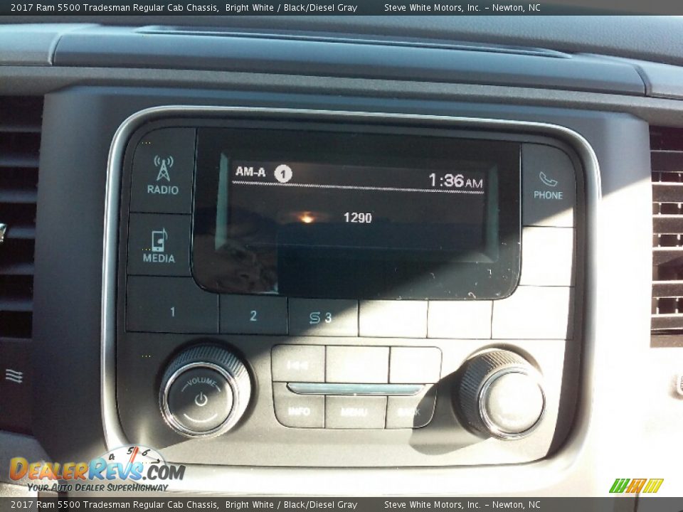 2017 Ram 5500 Tradesman Regular Cab Chassis Bright White / Black/Diesel Gray Photo #15