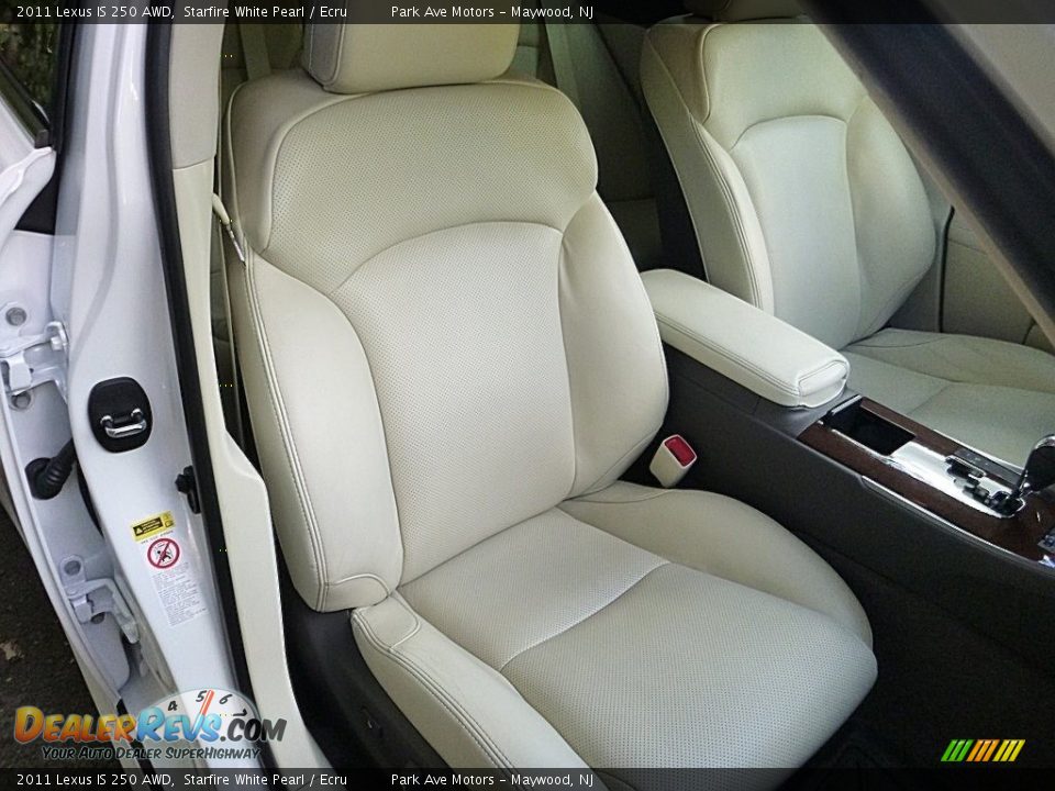 2011 Lexus IS 250 AWD Starfire White Pearl / Ecru Photo #14