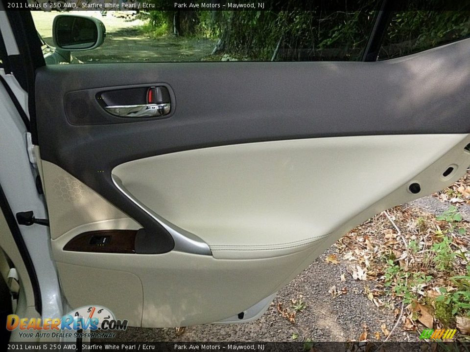 2011 Lexus IS 250 AWD Starfire White Pearl / Ecru Photo #19