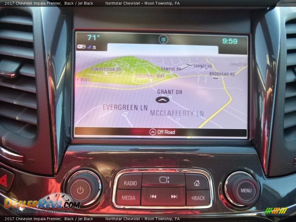2017 Chevrolet Impala Premier Black / Jet Black Photo #18
