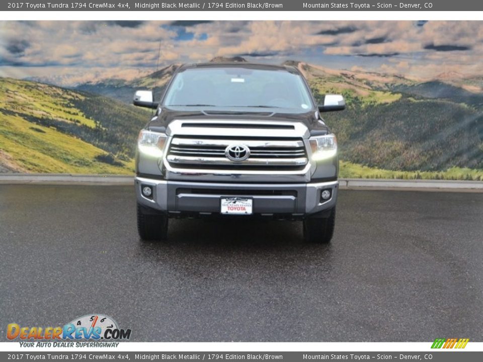 2017 Toyota Tundra 1794 CrewMax 4x4 Midnight Black Metallic / 1794 Edition Black/Brown Photo #2