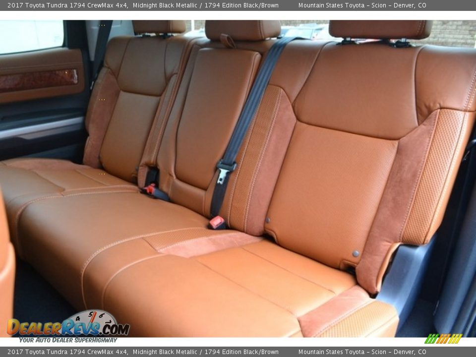 2017 Toyota Tundra 1794 CrewMax 4x4 Midnight Black Metallic / 1794 Edition Black/Brown Photo #7