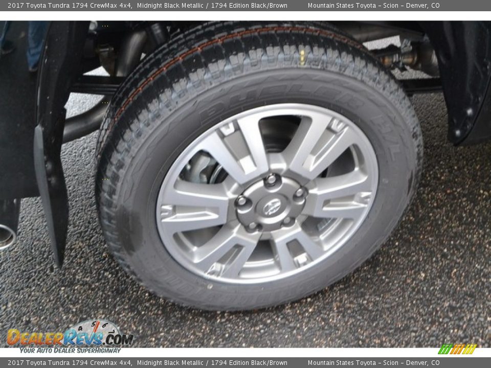 2017 Toyota Tundra 1794 CrewMax 4x4 Midnight Black Metallic / 1794 Edition Black/Brown Photo #9