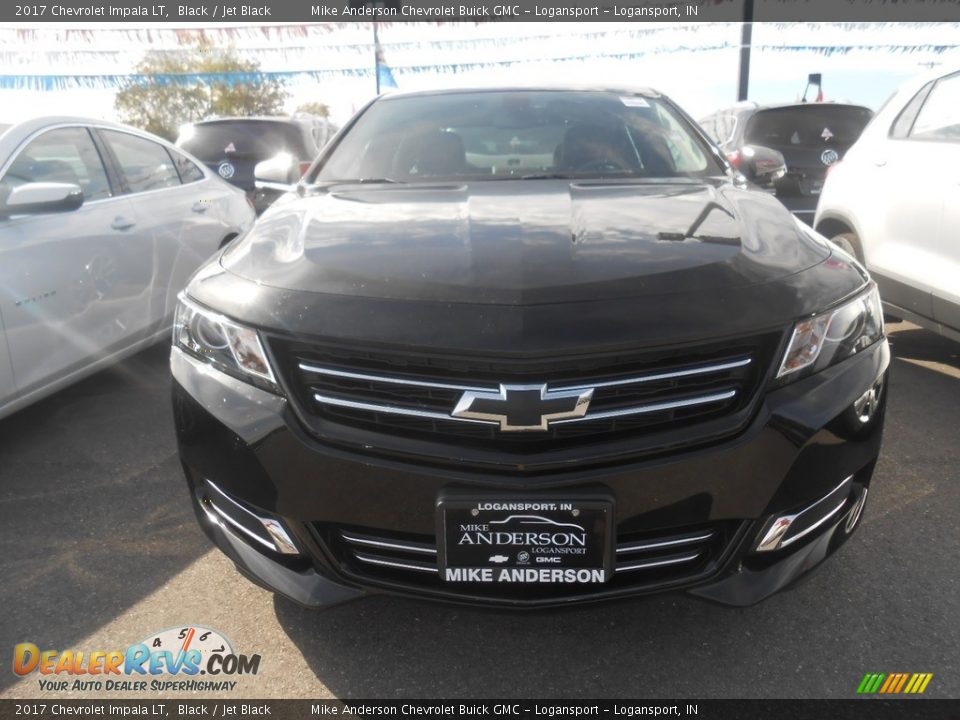 2017 Chevrolet Impala LT Black / Jet Black Photo #2