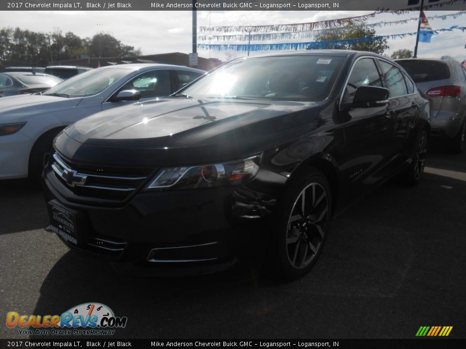 2017 Chevrolet Impala LT Black / Jet Black Photo #4