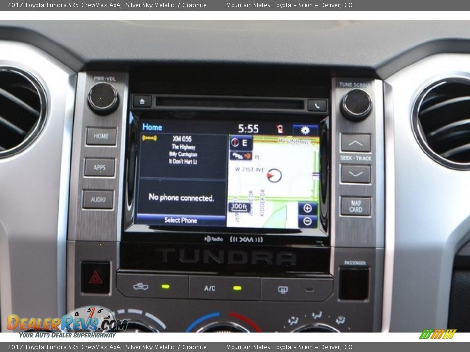 2017 Toyota Tundra SR5 CrewMax 4x4 Silver Sky Metallic / Graphite Photo #6