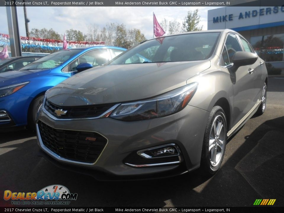 2017 Chevrolet Cruze LT Pepperdust Metallic / Jet Black Photo #3