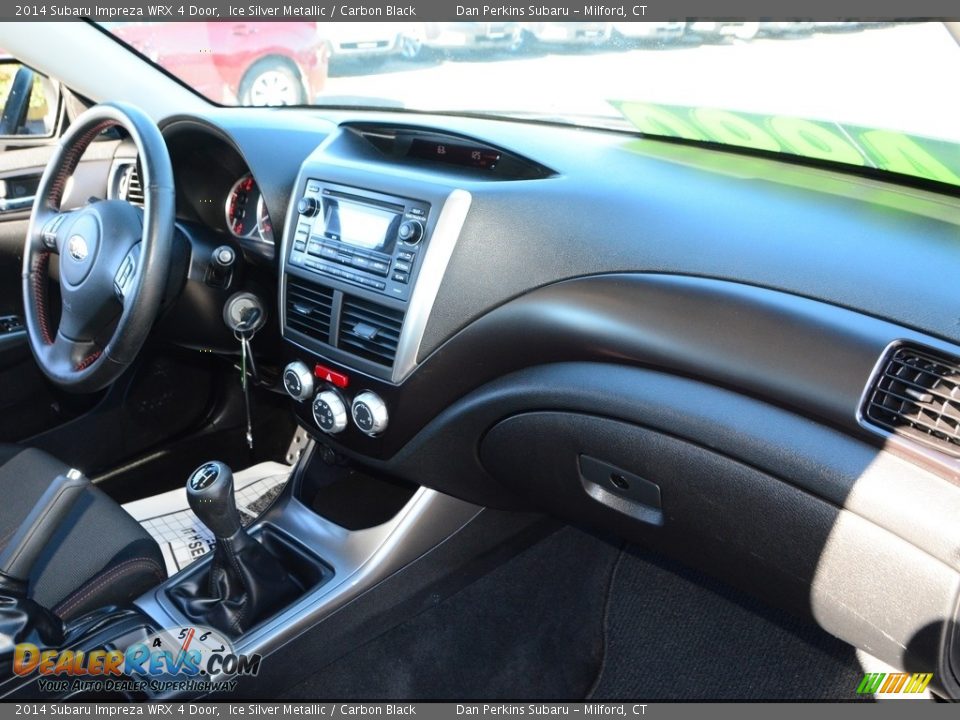 2014 Subaru Impreza WRX 4 Door Ice Silver Metallic / Carbon Black Photo #5