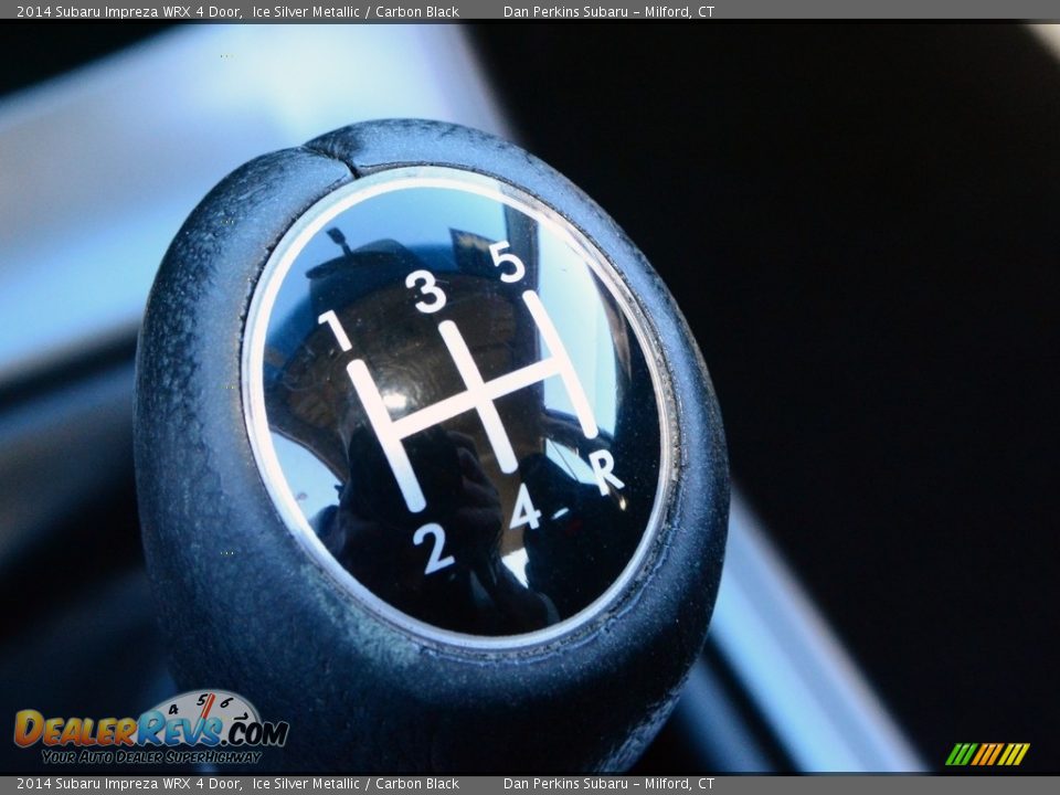 2014 Subaru Impreza WRX 4 Door Ice Silver Metallic / Carbon Black Photo #11