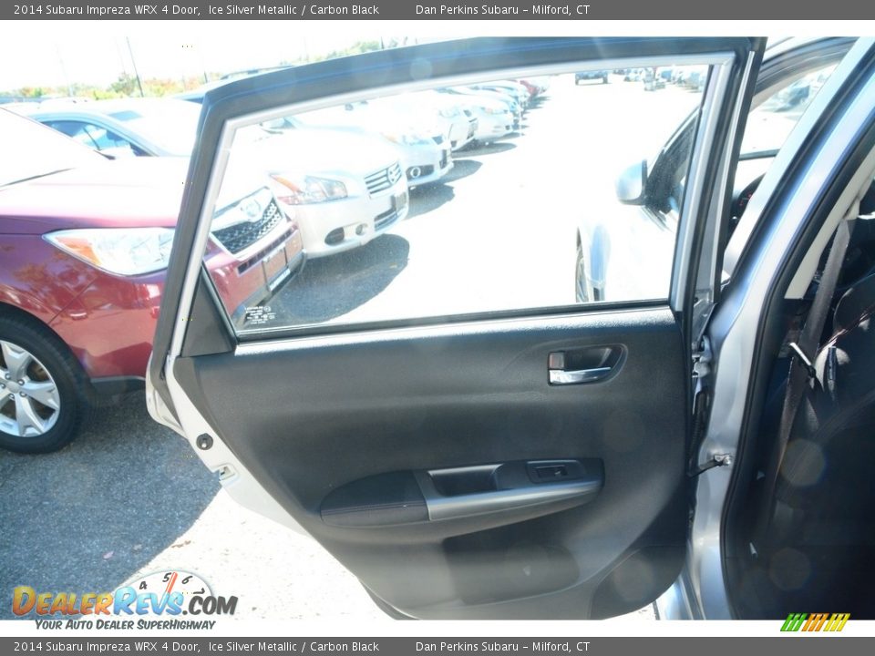 2014 Subaru Impreza WRX 4 Door Ice Silver Metallic / Carbon Black Photo #18