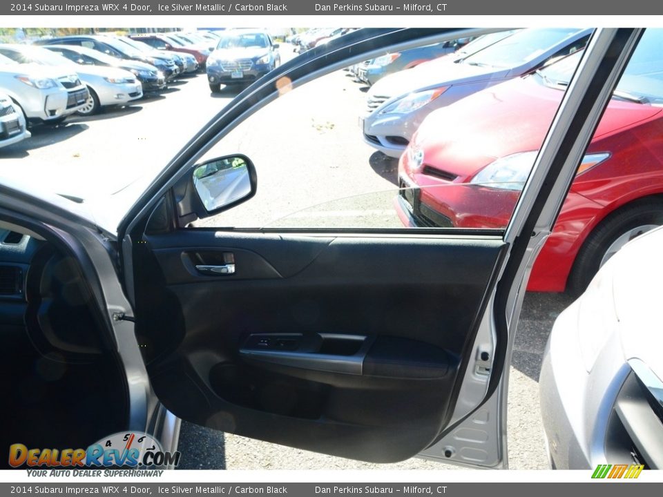 2014 Subaru Impreza WRX 4 Door Ice Silver Metallic / Carbon Black Photo #20