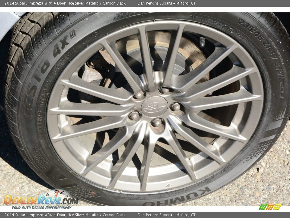 2014 Subaru Impreza WRX 4 Door Ice Silver Metallic / Carbon Black Photo #23