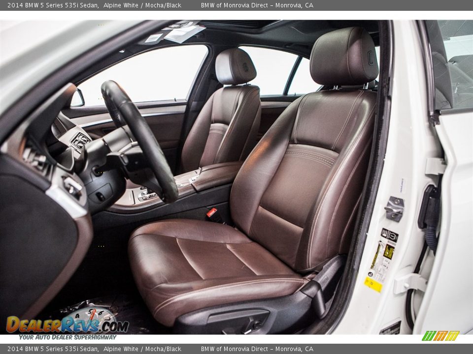 Mocha/Black Interior - 2014 BMW 5 Series 535i Sedan Photo #6