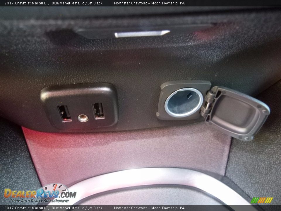 2017 Chevrolet Malibu LT Blue Velvet Metallic / Jet Black Photo #17