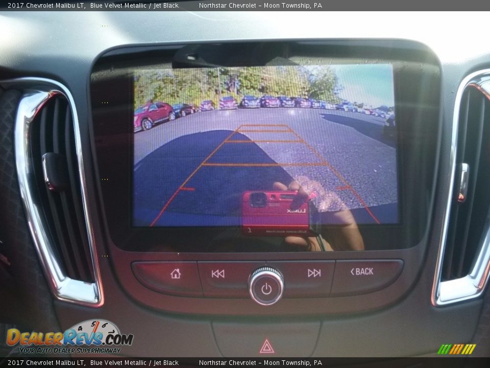 2017 Chevrolet Malibu LT Blue Velvet Metallic / Jet Black Photo #18