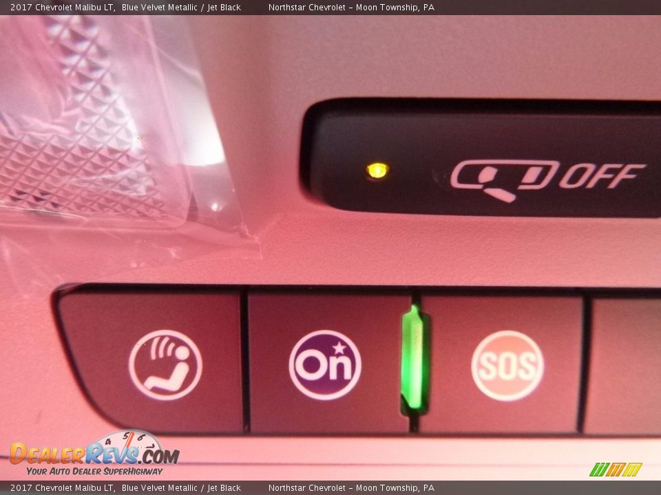 2017 Chevrolet Malibu LT Blue Velvet Metallic / Jet Black Photo #19